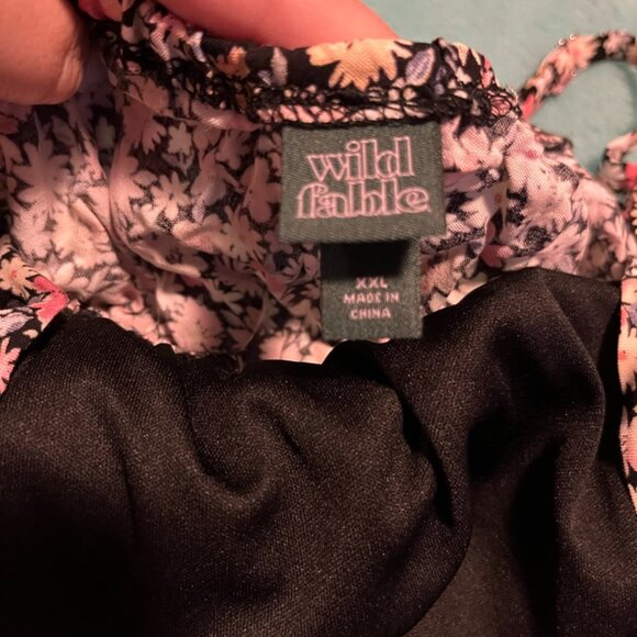 Wild Fable Floral Skirt and Top Set - Picture 3 of 7